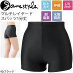 スパッツ 1分丈 レディース ジェーンスタイル Janestyle マルチレイヤードスパッツ 水陸両用 ショートタイツ 定番 女性用 日本製/JSFC1081【取寄せ】