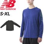 ショッピングsale2022 Tシャツ 長袖 メンズ ニューバランス Newbalance ランニング マラソン トレーニング 男性 スポーツウェア Fast Flight プリンテッド LS Tee トップス/MT21246