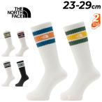  The * North * лицо носки 2 пара комплект Crew длина носки 23-29cm мужской женский THE NORTH FACE TNF камера 2P Crew надеты давление проект антибактериальный дезодорация one отметка /NN82617