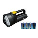 懐中電灯 led 強力 LEDライト 屋外 防災 ワイドパワー 単1形電池4本使用 パナソニックPanasonic 乾電池エボルタNEO付き BF-BS05N-K 取り寄せ商品