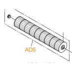  Panasonic кондиционер Cross поток вентилятор перо ACRH02C01090 panasonic детали детали охлаждение 