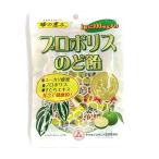プロポリスのど飴 80g 個包装 ブラジル産プロポリスエキス 1粒に100mg ブラジル産ユーカリはちみつ配合 すだちエキス のど飴 サンフローラ