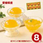 お中元 2025 P5倍 愛媛県産紅マドンナ果汁使用のゼリー B21-1 スイーツ 洋菓子_616 ギフト プレゼント 特産品 おすすめ