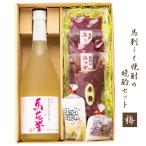 フジチク 馬刺しと焼酎の晩酌セット 梅 ( 上赤身 ユッケ ) 熊本県 馬肉 本格米焼酎 お取り寄せ お土産 ギフト プレゼント 特産品 名物商品