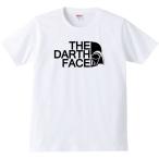 THE DARTH FACE ダースフェイス  おもしろTシャツ　パロディ　白