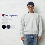 Champion Champion C3-E012 REVERSE WEAVE вырез лодочкой спортивная фуфайка relax Fit футболка Rebirth we b синий одиночный бирка [Sx][T]