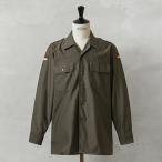 実物 新品 デッドストック ドイツ軍 フィールドシャツ オリーブ【クーポン対象外】【I】