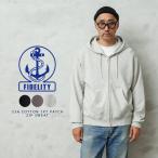 ショッピングPT FIDELITY フィデリティ C-25775013 USA COTTON 1pt PATCH SWEAT ZIP ワンポイントパッチ ZIP パーカー【クーポン対象外】【T】