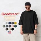 ショッピングアメリカ Goodwear グッドウェア 2W7-2501 USAコットン S/S 四角ポケット Tシャツ SUPER BIG メンズ ビッグシルエット オーバーサイズ 半袖 無地 アメカジ【T】