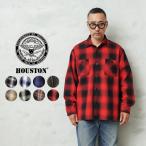 HOUSTON ヒューストン 41252 OMBRE CHECK VIYELLA SHIRT オンブレー チェック ビエラ シャツ フランネルシャツ ネルシャツ アメカジ ワーク ブランド【R】