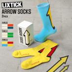 LIXTICK ���b�N�X�e�B�b�N ARROW SOCKS 2PACK �A���[�\�b�N�X 2�p�b�N �C�� ���� ������� ���y�N�[�|���ΏۊO�z�yT�z