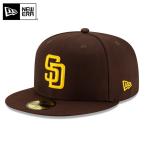 【メーカー取次】NEW ERA ニューエラ 59FIFTY MLB On-Field サンディエゴ・パドレス ブラウン キャップ 14524854【クーポン対象外】【R】