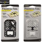 NITE IZE Night I zFINANCIAL TOOL MULTITOOL WALLET мульти- tool карта Driver штопор ключ бренд [T]
