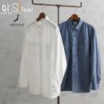 orSlow オアスロウ 01-8070 CHAMBRAY WORK SHIRTS シャンブレーシャツ 日本製 ミリタリーシャツ 無地 アメカジ シンプル ブランド【クーポン対象外】【T】