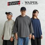 SCREEN STARS×WAIPER スクリーンスターズ 2523-454WP 半端袖 ラウンドヘム Tシャツ PIGMENT ピグメント ロンT 長袖 アメカジ ブランド【クーポン対象外】【T】
