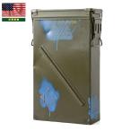 実物 米軍 81mm HE M821A2 AMMO CAN（USED・PAINTED） ミリタリー 放出品 弾薬箱 アーモボックス インテリア 雑貨 家具 収納 アメリカ軍【クーポン対象外】【T】