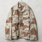 実物 USED 米軍 6Cデザート(チョコチップ)カモ BDUジャケット メンズ ミリタリージャケット アウター カモ柄 軍服 軍モノ 迷彩服【クーポン対象外】【I】