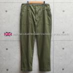 実物 USED イギリス軍 ライトウェイト ファティーグワークパンツ メンズ ベイカーパンツ ミリタリーパンツ 軍パン 薄手 軍服 放出品【クーポン対象外】【T】