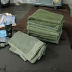  оригинал USED Германия армия полотенце OLIVE милитари армия предмет армия моно смешанные товары мелкие вещи [ купон объект вне ][I]
