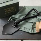 実物 USED 米軍 GI E-TOOL 三つ折 フォー