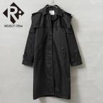  Rige .kto товар с некоторыми замечаниями оригинал USED Roo любитель армия женский off .sa- плащ черный [ купон объект вне ][I]