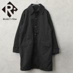  Rige .kto товар с некоторыми замечаниями оригинал USED Дания армия 1970 годы Vintage поле пальто BLACK окраска [ купон объект вне ][I]