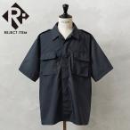 リジェクト 訳あり品 MADE IN USA 新品 デッドストック 米軍 リップストップ S/S シャツ NAVY【クーポン対象外】【I】