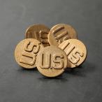 実物 新品 デッドストック 米軍 WW II ヴィンテージ U.S. 襟章 カラーディスク バッジ ROUGH【クーポン対象外】【T】