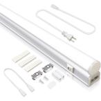 ショッピング蛍光灯 即納! 送料無料 10本 T5 LED蛍光灯 40W形 直管器具一体型 消費電力20W 昼光色 120cm 2500LM 150g シ ームレス連結 LEDライト 工事不要 スイッチ付き 一年保証