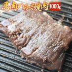 タレ漬け 馬ハラミ 焼肉用 1kg 加熱用 焼肉 バーベキュー ハラミ 馬ハラミ メガ盛り 焼き肉 BBQ ギフト 馬焼肉 馬肉焼肉
