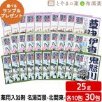 名湯百景 草津 伊香保 鬼怒川 温泉 薬用入浴剤 (医薬部外品) 入浴剤 風呂 お風呂 ふろ お試し 個包装 疲労 回復 富山 関東