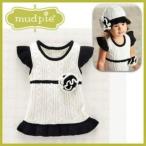 MudPie Baby хлопок вязаный One-piece 12mon 18mon 12. месяц 18. месяц 1 лет 1 лет половина детская одежда с бутоньеркой симпатичный ребенок одежда девочка 70cm 80cm грязь пирог baby 