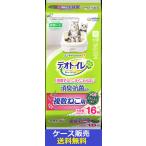 ショッピングデオトイレ （1ケース販売）「デオトイレ複数ねこ用ふんわり香る消臭・抗菌シートボタニカルの香り１６枚」　12個の詰合せ