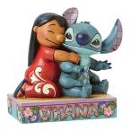 Enesco Disney Traditions by Jim Shore Lilo and Stitch Figurine, 4.875 IN by Enesco