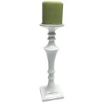 Design Toscano Goga 12-Inch Hand-Crafted Candleholder, Large, White