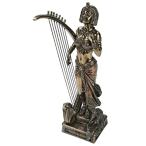 Design Toscano 11 in. The Pharaohs Harpist Egyptian Statue