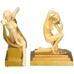 Design Toscano Palace du Trocadero Art Deco Sculptures Set of: Kneeling and Sitting