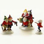 Dept 56 Sing a Song for Santa #5631-6 Heritage Village Collection North Pole Series - Set of 3 Fig