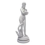 Design Toscano Jeune Fille Avec Le Cygne (Maiden with Swan) Bonded Marble Statue