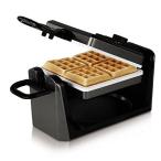 Oster CKSTWF11WC-ECO DuraCeramic Belgian Flip Waffle Maker, White by Oster