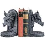 Design Toscano Gray Friar Dragon Bookends Statue (Set of 2)
