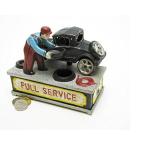 Design Toscano Model T at the Service Station Authentic Foundry Cast Iron Mechanical Bank