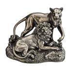 Design Toscano Lion and Lioness Pride of Place Animal Statue, Bronze by Design Toscano