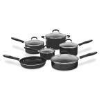 Cuisinart 55-11BK Advantage Nonstick 11-Piece Cookware Set, Black