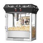 Great Northern Popcorn Black Foundation Antique Style Popcorn Popper Machine with 4-Ounce Kettle