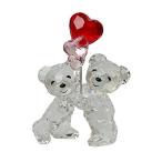 スワロフスキー SWAROVSKI クリスタル フィギュア クリスベア Kris Bear - Heart Balloons 5185778