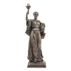 古代ギリシャ ローマの薬（薬学）の女神”ヒュギエイア”彫像 彫刻（医学の神 アスクレピオスとエピオネ
