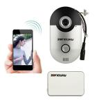 ZONEWAY zw-d1 MiniスマートワイヤレスWiFiビデオIntercom Doorbellシステム、15 ftナイトビジョン、2.5