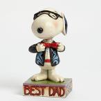 Jim Shore Peanuts Collection Best Dad Fathers Day Snoopy in a Tuxedo Figurine