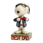 Jim Shore Peanuts Collection Best Dad Fathers Day Snoopy in a Tuxedo Figurine by Jim Shore by Enes